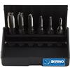 KRINO 19020210 Set 6 Pezzi Maschi HSS con Attacco Esagonale 1/4 per Acciaio e Metalli