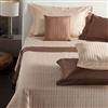 Vivere Zen Parure copripiumino singolo in raso - Tresor Creole (Misura 155x200+40 cm - Bordeaux)