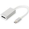 Digitus Adattatore Video Type-C 3.0 To Dysplay Port 4K Grigio/Bianco