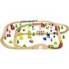 VIGA TOYS Ferrovia Maxi in Legno 90 Elementi