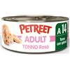 Petreet Natura Tonno Rosa per Gatto da 70 gr Gusto A14 - Tonno Rosa con Spinaci