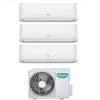 Hisense Condizionatore Climatizzatore Hisense Trial Split Inverter Hi-Comfort 9000+9000+9000 bTU con 3AMW62U4RJC WiFi Integrato 9+9+9