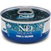 Farmina N&D Ocean feline adult (tonno e salmone) - 6 lattine da 70gr.