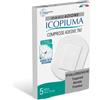 Icopiuma Compresse adesive Medicazione sterile in TNT per le ferite 10x12 cm, 5 cerotti