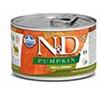 Farmina N&D Pumpkin canine adult mini (zucca e anatra) - 6 lattine da 140gr.