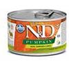 Farmina N&D Pumpkin canine adult mini (zucca cinghiale e mela) - 6 lattine da 140gr.