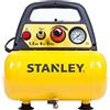 Stanley D 200 Compressore 6 Lt 1,5Hp, Pressione Max 8 Bar/116 Ps, Rumorosità 97 Db, ‎38 x 38 x 35 cm, 9 Kg