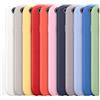 Silicon Case per iPhone 6 Plus / 6S Plus Grigio Antracite Cover Custodia