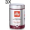 (3 CONFEZIONI X 250g) ILLY - Caffè Macinato Espresso Tostato Intenso
