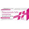 Sella Paracetamolo Sella 500mg Antipiretico e Analgesico, 30 Compresse