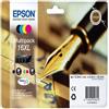 Epson - Multipack Cartuccia ink - 16XL - C/M/Y/K - C13T16364012 - C/M/Y 6,5ml cad - K 12,9ml C13T16364012