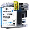 BROTHER Cartuccia compatibile con Brother LC-22UC - ciano - 1200 pagine