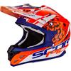Scorpion Vx-15 Evo Air KISTUNE ARANCIO-BLU-BIANCO