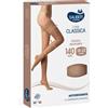 DESA PHARMA Srl Linea Classica Calza a Compressione 140 Denari Autoreggente Beige Taglia 4 - Tonificante e Preventiva