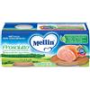 DANONE NUTRICIA SpA SOC.BEN. Mellin Omogenizzato Prosciutto 2x80g - Alimento per l'Infanzia Senza Glutine