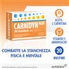 ALFASIGMA SpA Carnidyn Plus - 20 Bustine da 5g - Integratore di Carnitina e Coenzima Q10