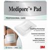 3M HEALTHCARE ITALY Srl Medipore + Pad 5x7,2cm 5 Pezzi, Medipore, Medicazione Sterile con Tampone Assorbente, Dispositivo Medico CE, Ferite Traumatiche e Chirurgiche