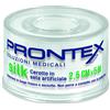 SAFETY SpA Prontex Silk Rocchetto Cerotto 2.5cm x 5m - Dispositivo Medico CE, Classe I