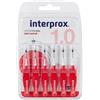 DENTAID Srl Interprox Mini Conical Scovolino Interprossimale 1,0 mm, 6 Pezzi - Pulizia Denti Posteriori, Rimozione Placca, Igiene Orale