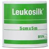 ESSITY ITALY SpA Leukosilk Cerotto Rocchetto 5x5cm - Fissaggio Sicuro e Delicato per Pelli Sensibili