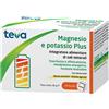 TEVA ITALIA Srl Teva Magnesio e Potassio 24 Buste - Integratore per il Benessere Muscolare