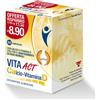 F&F Srl Vita Act Calcio + Vitamina D - Integratore per Ossa Forti, 60 Compresse