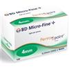 CORMAN SpA BD Microfine - 100 Aghi 32g 4mm Ago Penta Point - Aghi Sottili per Iniezioni Precise