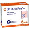 CORMAN BD DIAGN BD Microfine - 100 Aghi 31g 6mm - Aghi Sottili per Iniezioni Precise