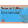 ABBATE A&V PHARMA Srl Sanodet Foliferro - Integratore Ferro e Folati, 30 Compresse da 500 mg