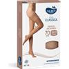 DESA PHARMA Srl Collant Autoreggente Linea Classica Open Toe Maglia Microrete 70 Denari Neutro Beige Taglia 3 - AUTOREGGENTE