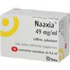 THEA FARMA SpA Naaxia 4,9% Collirio 30 Flaconcini Monodose da 0,4ml - Decongestionante ed Antiallergico per Occhi Irritati