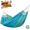 Amaca kingsize 100% Cotone Biologico certificato GOTS Flora Azzurra (ds)