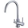 Rubinetto ForHome® 3 Vie Per Acqua Depurata Rubinetto Per Depuratore (colore: Cromo)