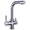 Rubinetto ForHome® 3 Vie Per Acqua Depurata Rubinetto Per Depuratore (colore: Cromo)