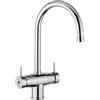 Rubinetto ForHome® 3 Vie Per Acqua Calda Fredda Depurata - Cromato - Rubinetto Per Depuratore