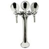 Colonna per Spillatura Birra o Acqua Depurata ForHome Cobra Ice 3 Vie Cromo Completa di Rubinetti, Medaglioni