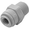 Raccordo Rapido Dm Fit Terminale Diritto Tubo Ø - Filetto Conico Nptf 1/4 X 3/8