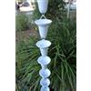 Catena Per Pioggia A Coppa Alluminio Bianca Per Grondaie ForHome® - Fluidibilità 3,5/5 - Kit Catena Completa - (19)