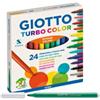 GIOTTO Pennarelli Turbo Color - punta ø2,8mm - colori assortiti - Giotto - astuccio 24 pezzi (unità vendita 1 pz.)