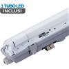 V-TAC PLAFONIERA LED TUBI 1X22W BIANCO FREDDO 150CM IP65 VT-15028-LED6462