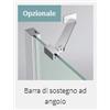 Novellini Barra di Sostegno orientabile - Misura : CM 100 - Finitura: Bianco