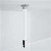 Novellini Kit per barra di sostegno a Soffitto per Walk In Novellini - Finitura: Bianco