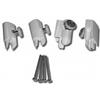 Novellini Ricambio Confezione CUSCINETTI SUP. DX+SX Box Doccia NEW STAR A-2P - Colore: Bianco