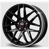 Cerchi in lega Momo COMPETIZIONE 8.5x20 Nero Diamantato Lucido