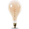 Novaline Lampadina Led Vintage a Filamento E27 A160 4W decorativa Bianco caldo 2200K Novaline