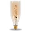 Novaline Lampadina Led Vintage a Filamento E27 B78 a Bottiglia 4W decorativa Bianco caldo 2200K Novaline