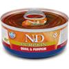 Farmina N&D Pumpkin feline adult (zucca e quaglia) - 6 lattine da 70gr.