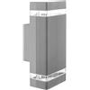 Novaline Applique da parete Tintoretto Grigio chiaro IP54 2 x GU10 Novaline