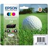 Epson - Cartuccia ink - 34 - C-M-Y-K - C13T34664010 - C-M-Y 4,2ml - K 6,1ml (unità vendita 1 pz.)