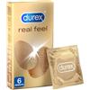 Durex Real Feel Profilattici, 6 pezzi